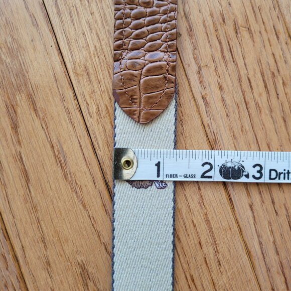 Doc Murphy Reversible Eagle Canvas Belt Canvas Leather - Picture 12 of 12